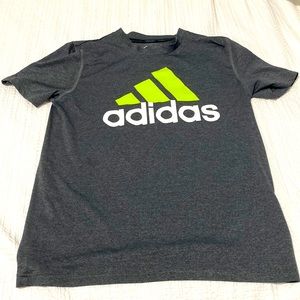 Adidas Grey Climalite T-Shirt (size kids large)